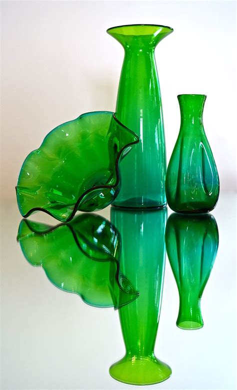 blenko glass vase